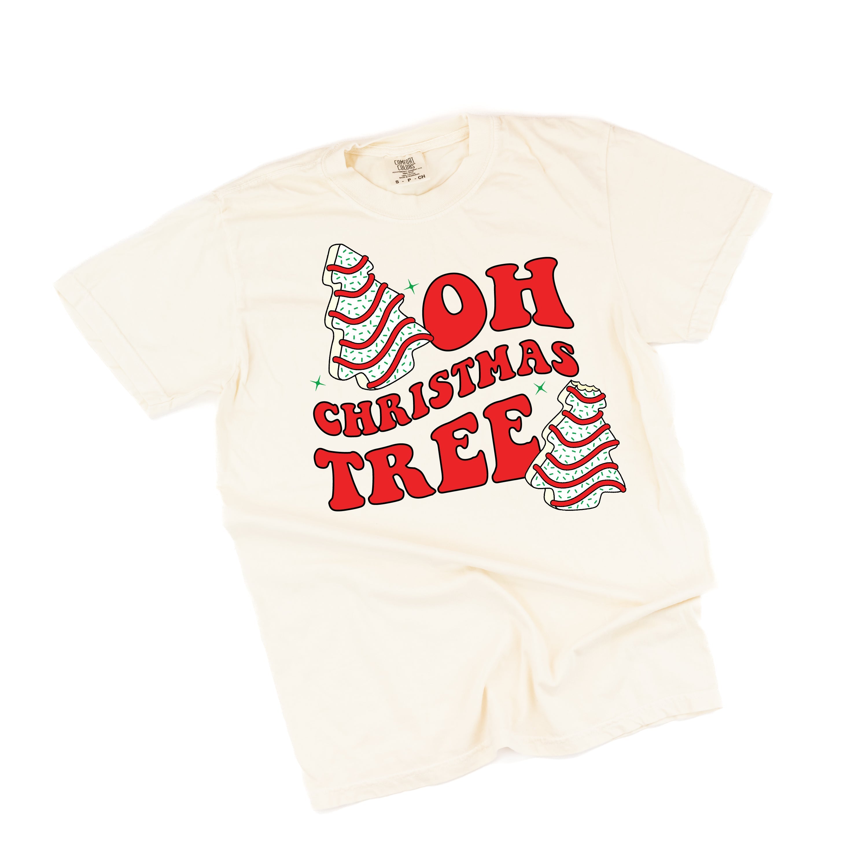 Oh Christmas Tree - Comfort Colors Tee Little Mama Shirt Shop