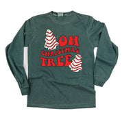 Oh Christmas Tree - LONG SLEEVE Comfort Colors Tee Little Mama Shirt Shop