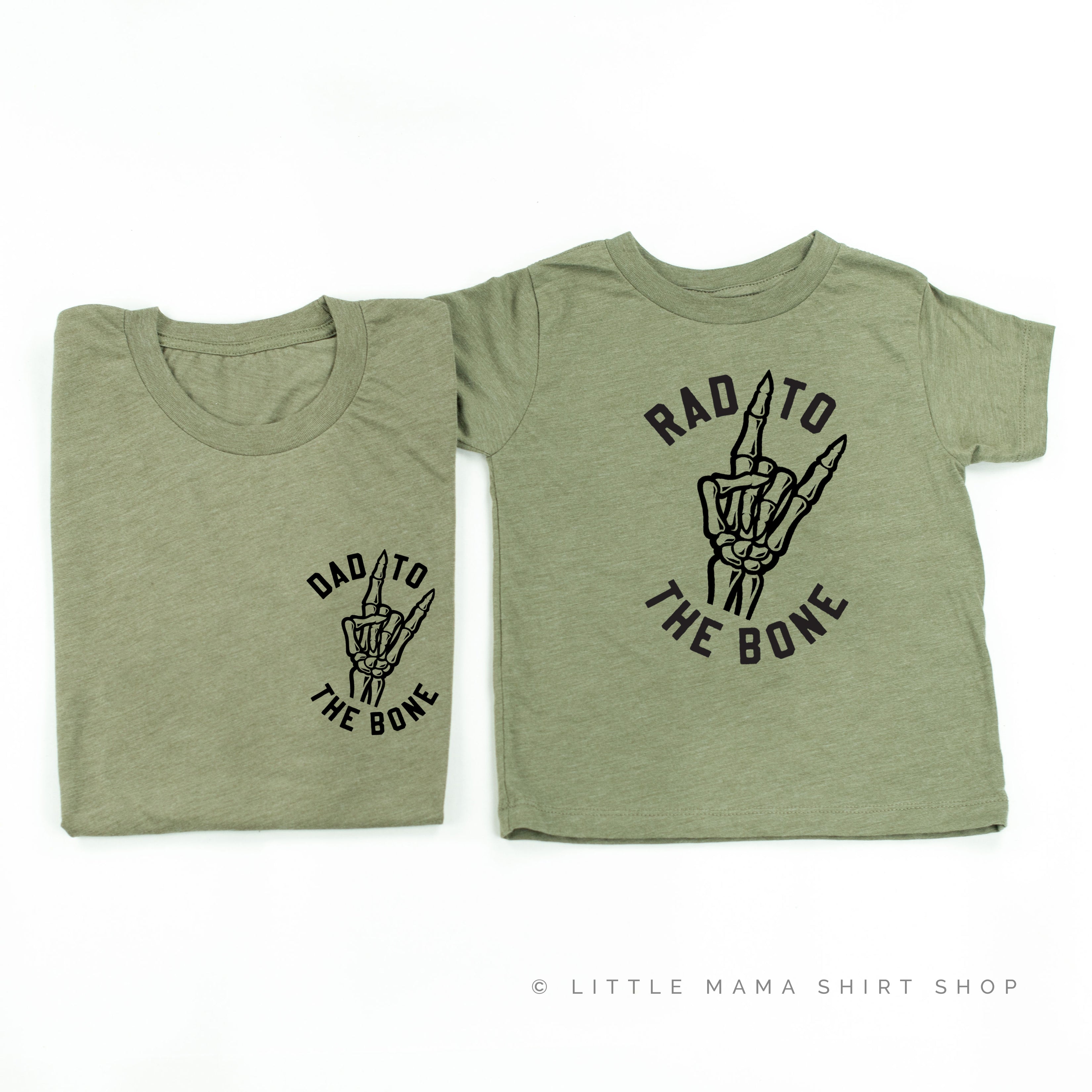  Rad To The Bone - Set of 2 Tees Little Mama Shirt Shop