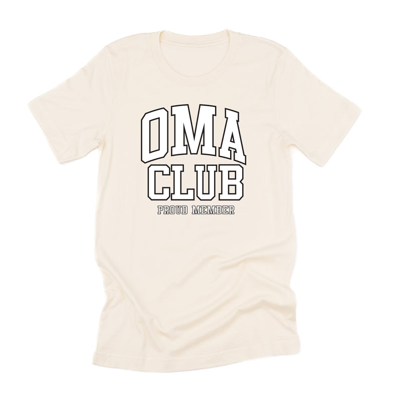 Varsity Style - OMA Club - Proud Member - Unisex Tee