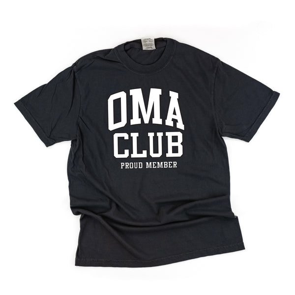 Varsity Style - OMA Club - Proud Member - SHORT SLEEVE COMFORT COLORS TEE
