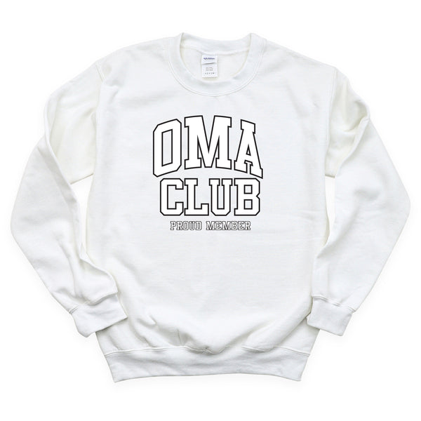 Varsity Style - OMA Club - Proud Member - BASIC FLEECE CREWNECK