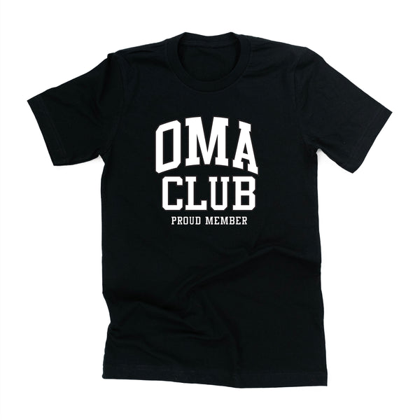 Varsity Style - OMA Club - Proud Member - Unisex Tee