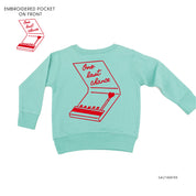 Embroidered/Printed (pf&b) - One Last Chance - Child Sweater Little Mama Shirt Shop