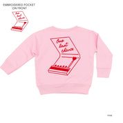Embroidered/Printed (pf&b) - One Last Chance - Child Sweater Little Mama Shirt Shop