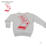 Embroidered/Printed (pf&b) - One Last Chance - Child Sweater Little Mama Shirt Shop