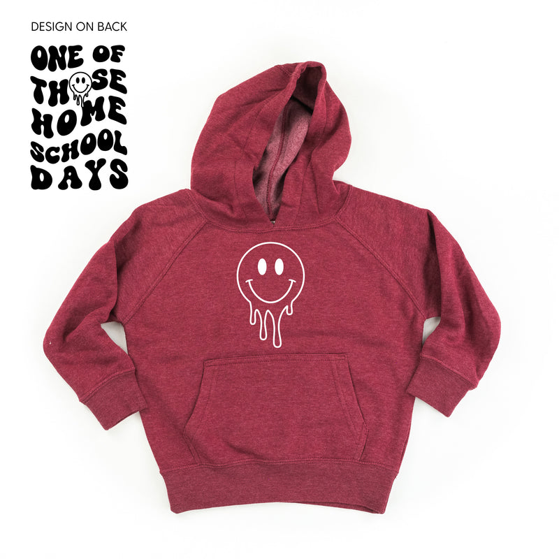One of Those Home School Days (w/ Full Melty Smiley on Front) - Child Hoodie