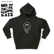 One of Those School Days - Melty Smiley (f & b) - Child HOODIE Little Mama Shirt Shop LLC