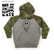 One of Those School Days - Melty Smiley (f & b) - Child HOODIE Little Mama Shirt Shop LLC