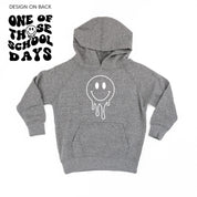One of Those School Days - Melty Smiley (f & b) - Child HOODIE Little Mama Shirt Shop LLC