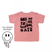 One of Those School Days - Melty Smiley (f & b) - Child Tee Little Mama Shirt Shop