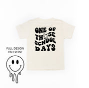 One of Those School Days - Melty Smiley (f & b) - Child Tee Little Mama Shirt Shop