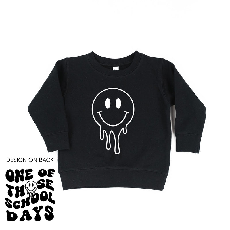 One of Those School Days (w/ Full Melty Smiley on Front) - Child Sweater