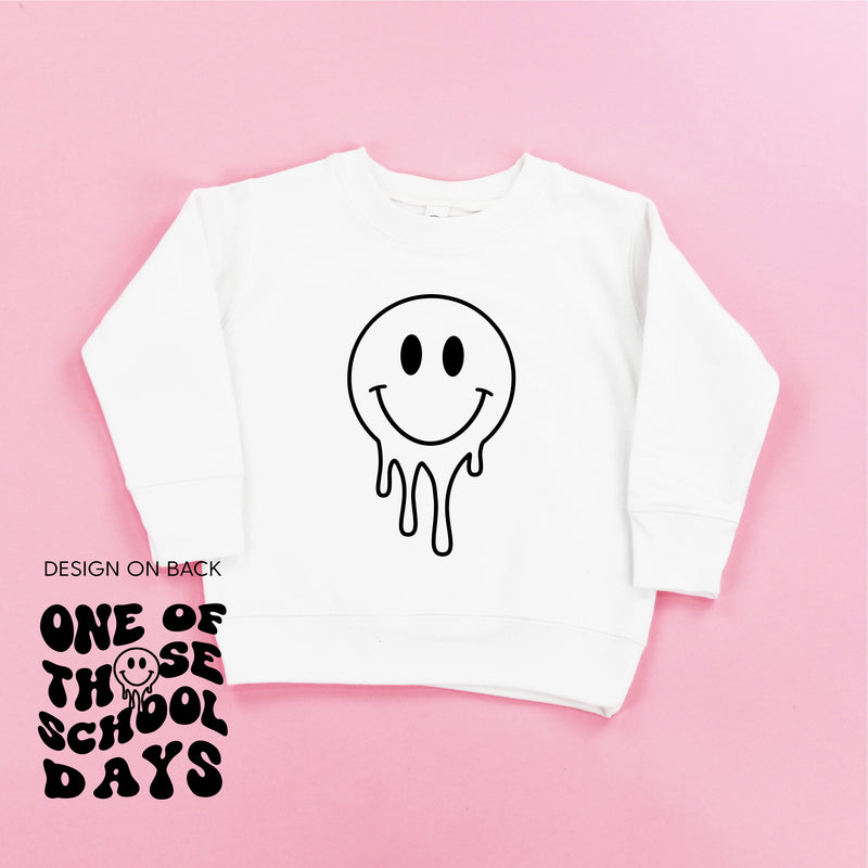 One of Those School Days (w/ Full Melty Smiley on Front) - Child Sweater
