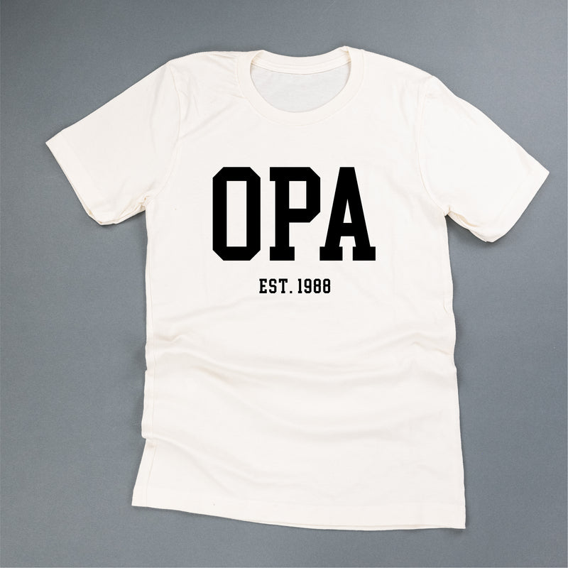 OPA - EST. (Select Your Year) - Unisex Tee