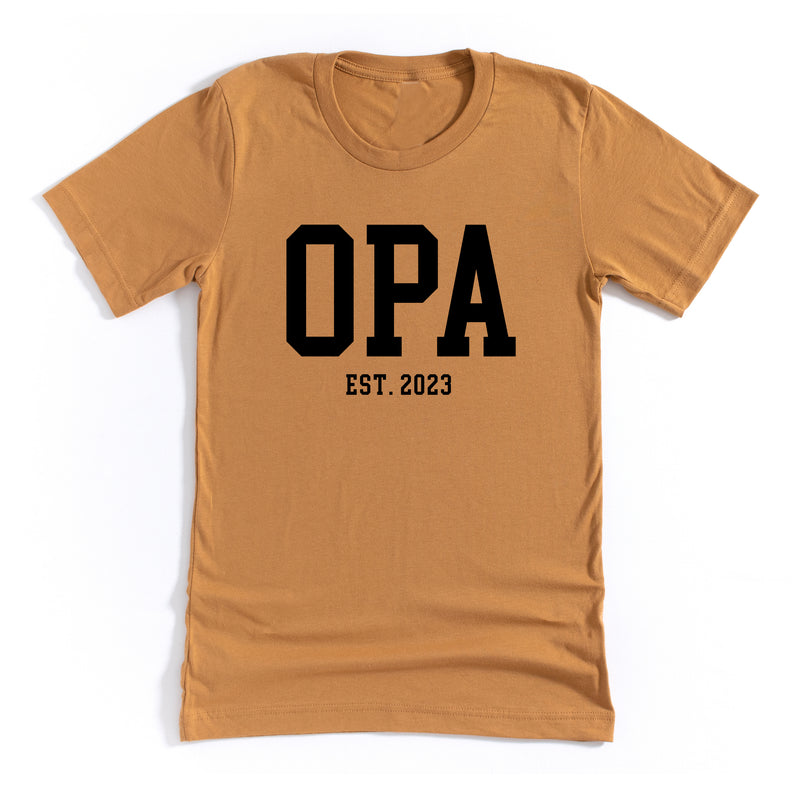 OPA - EST. (Select Your Year) - Unisex Tee