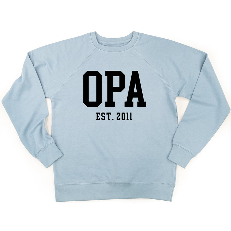 OPA - EST. (Select Your Year) - Lightweight Pullover Sweater