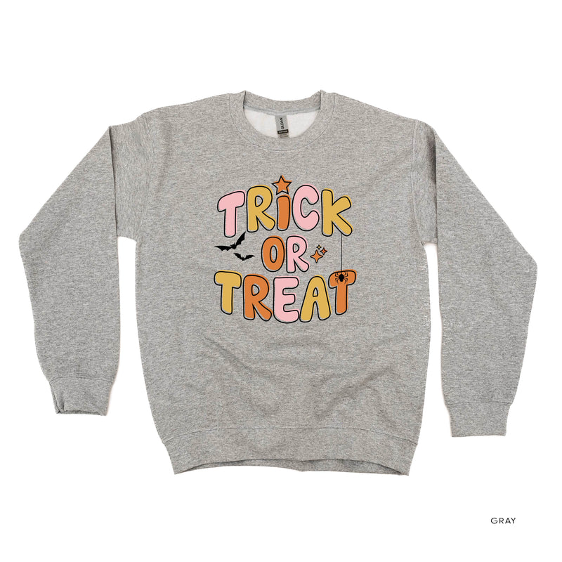 Trick or Treat (PINK/ORANGE) - Basic Fleece Crewneck