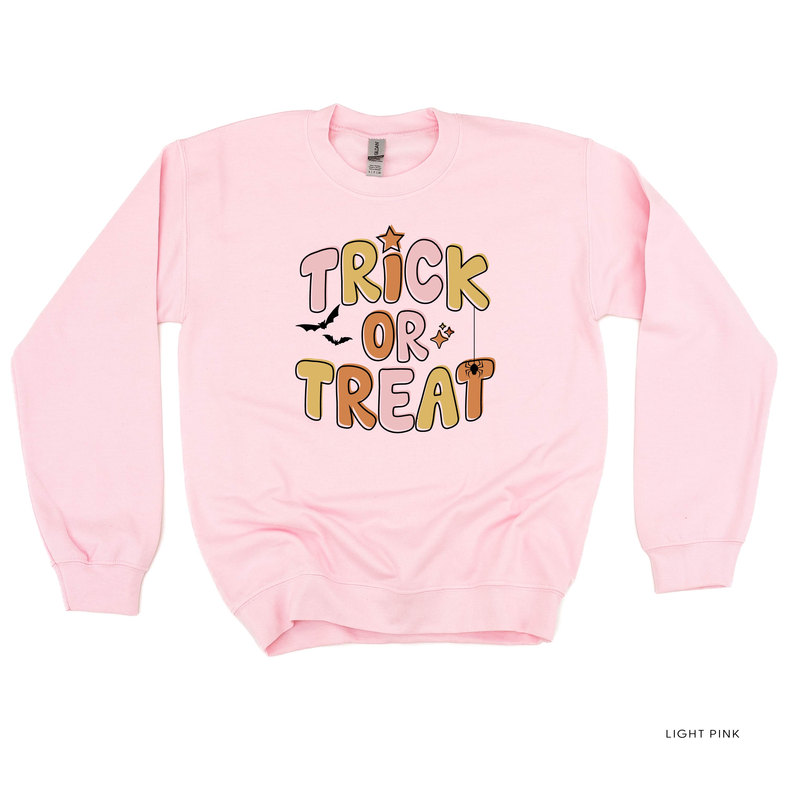 ORANGE) - Basic Fleece Crewneck Little Mama Shirt Shop LLC