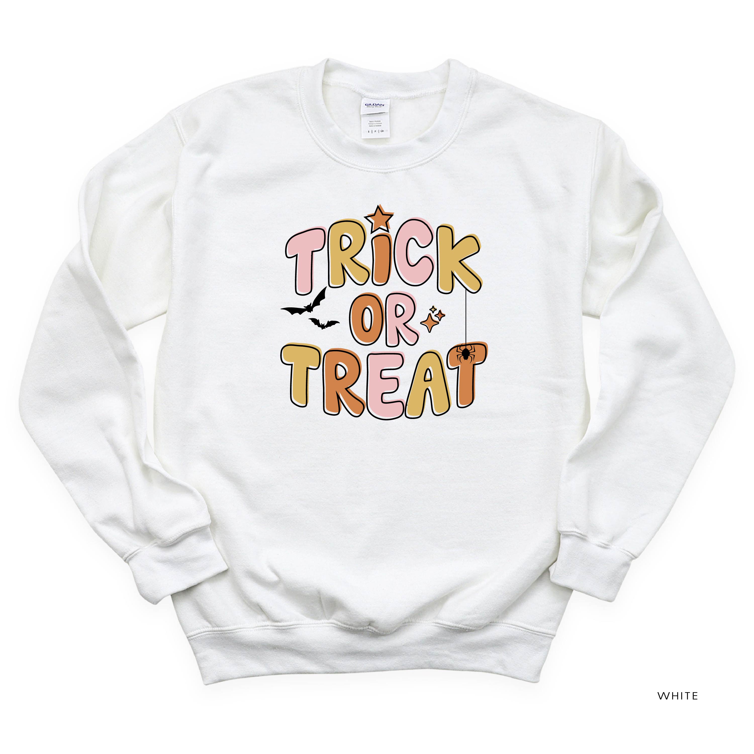 ORANGE) - Basic Fleece Crewneck Little Mama Shirt Shop LLC
