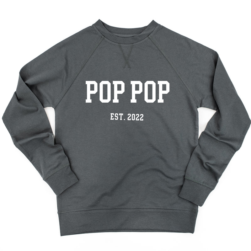POP POP - EST. (Select Your Year) - Lightweight Pullover Sweater