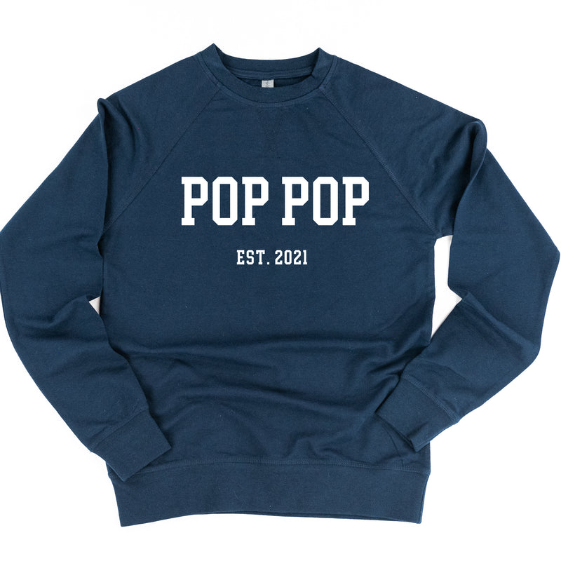 POP POP - EST. (Select Your Year) - Lightweight Pullover Sweater