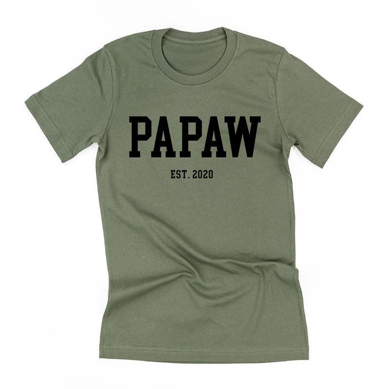 PAPAW - EST. (Select Your Year) - Unisex Tee