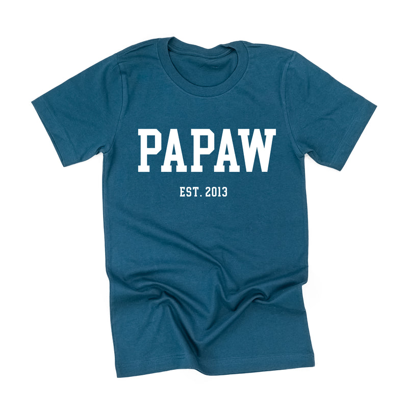 PAPAW - EST. (Select Your Year) - Unisex Tee