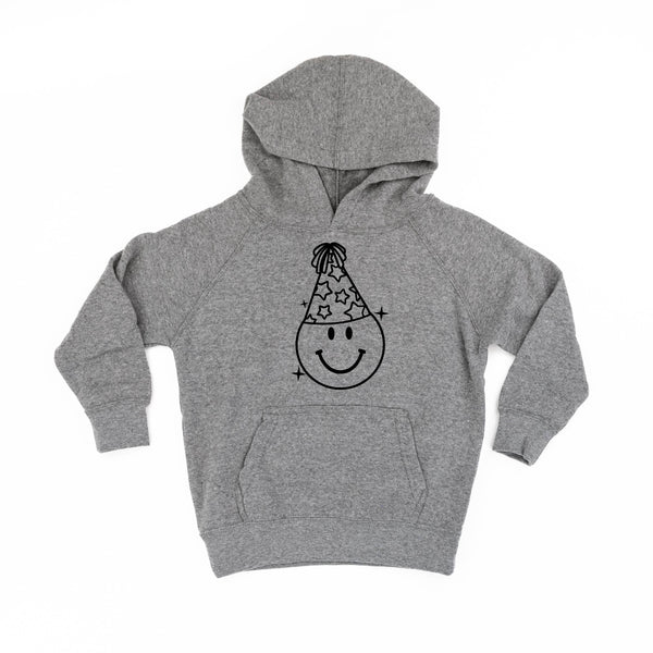 party_hat_smiley_child_hoodie_little_mama_shirt_shop