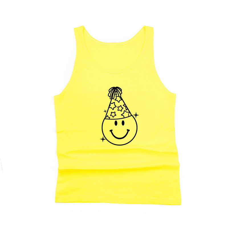 READY TO PARTY SMILEY - Unisex Jersey Tank