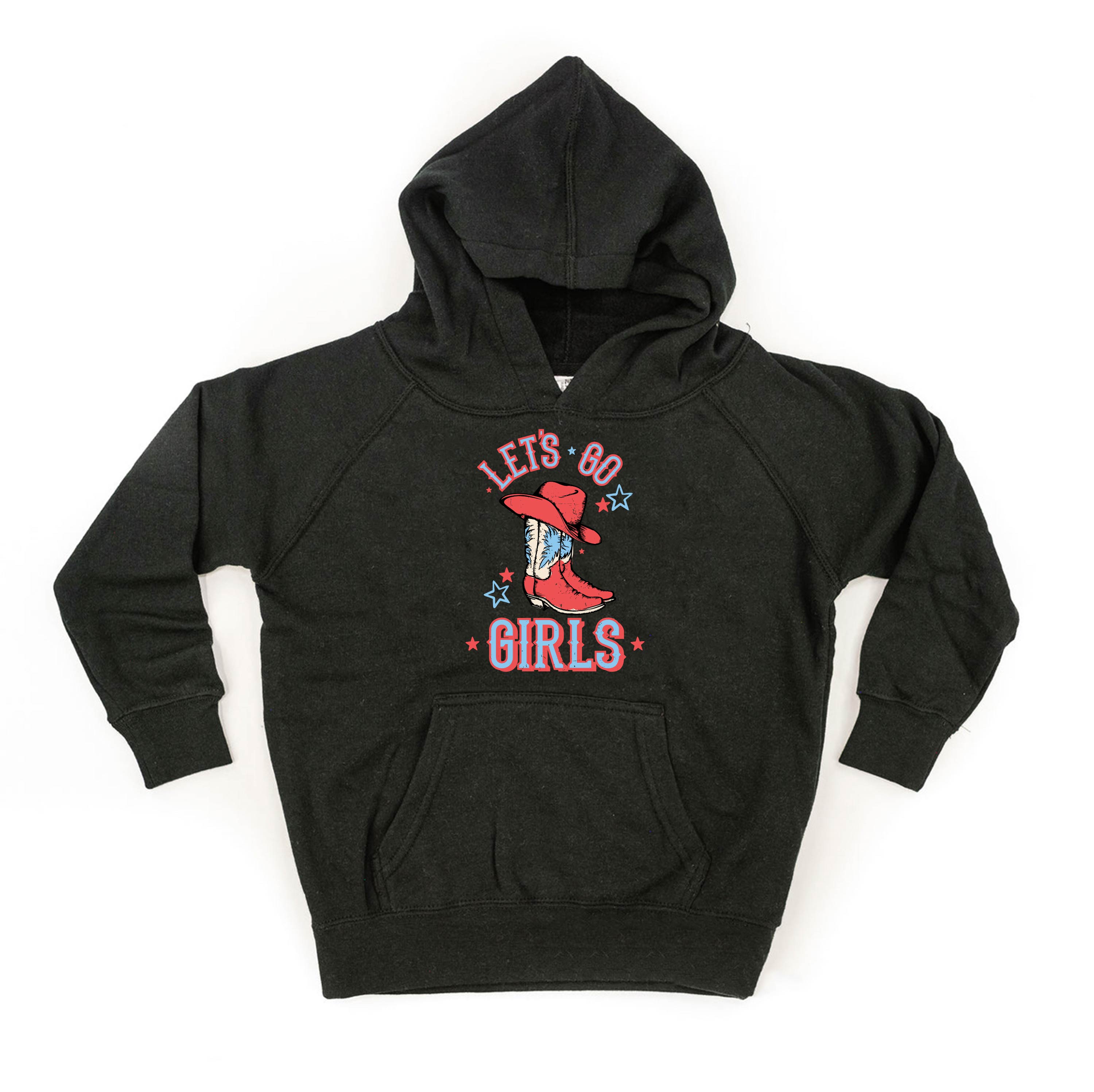 Patriotic Cowgirl - Let's Go Girls - Child HOODIE Little Mama Shirt Shop LLC