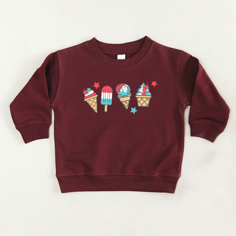 PATRIOTIC  ICE CREAM - Child Sweater