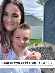 Trout Chart - Hand Drawn - One Piece Baby Sleeper Little Mama Shirt Shop