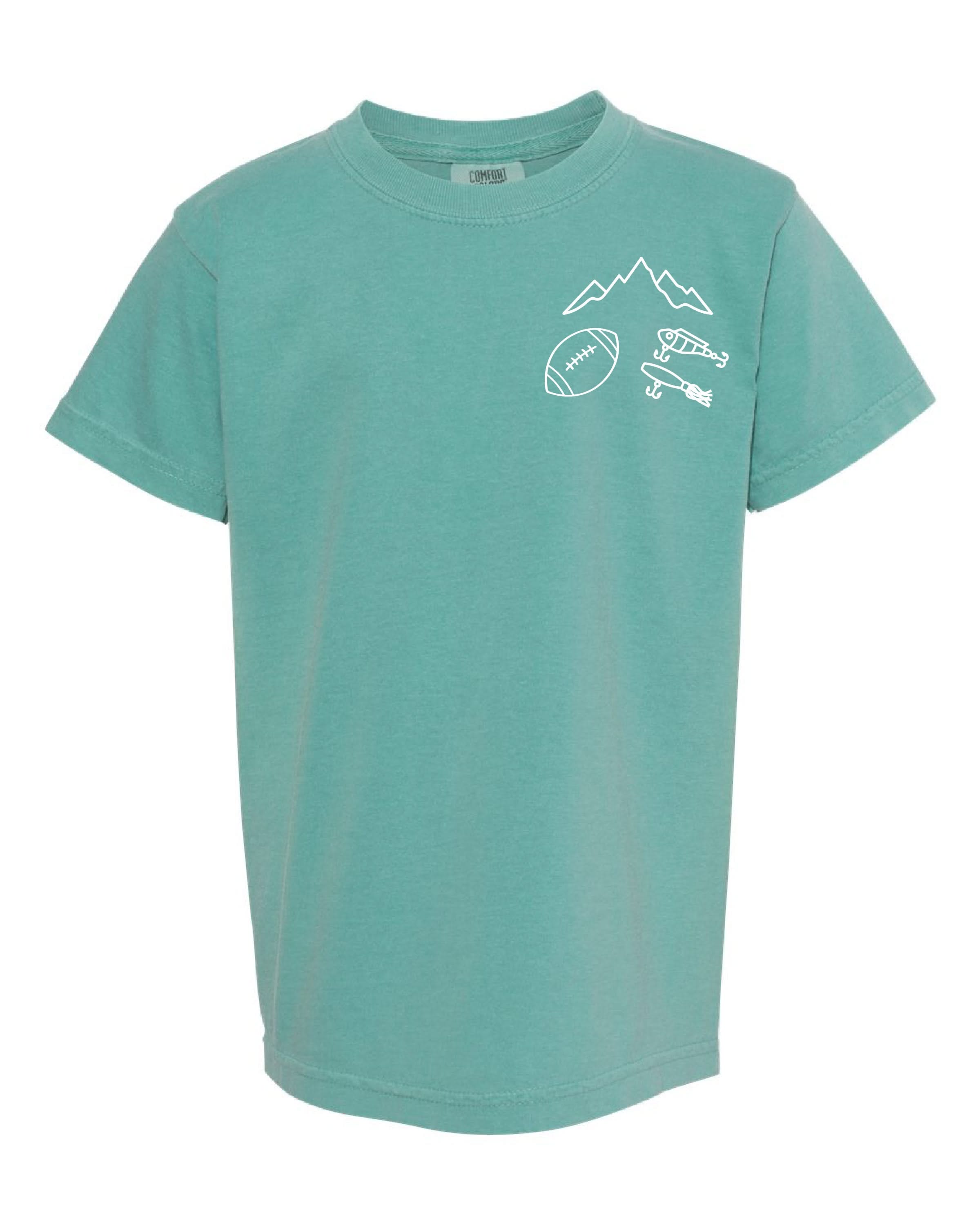 Youth Personali-tees - Choose your symbols - Comfort Colors Tee Little Mama Shirt Shop LLC