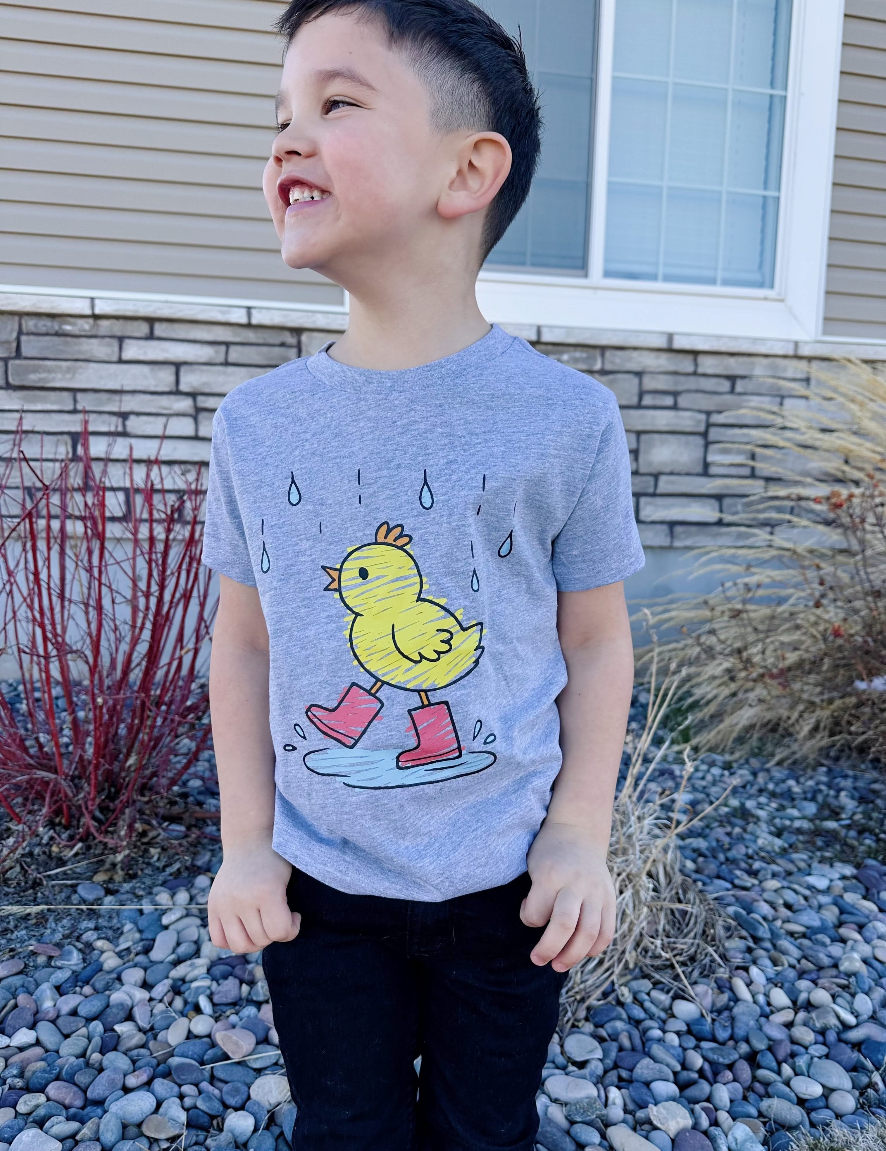 Playful Duck Child Tee | Cute Kids Spring Graphic Shirt Little Mama Shirt Shop LLC
