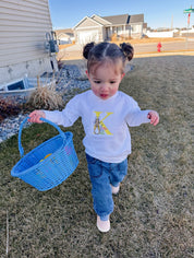 Embroidered Child Sweater - Hoppy Initials Little Mama Shirt Shop LLC