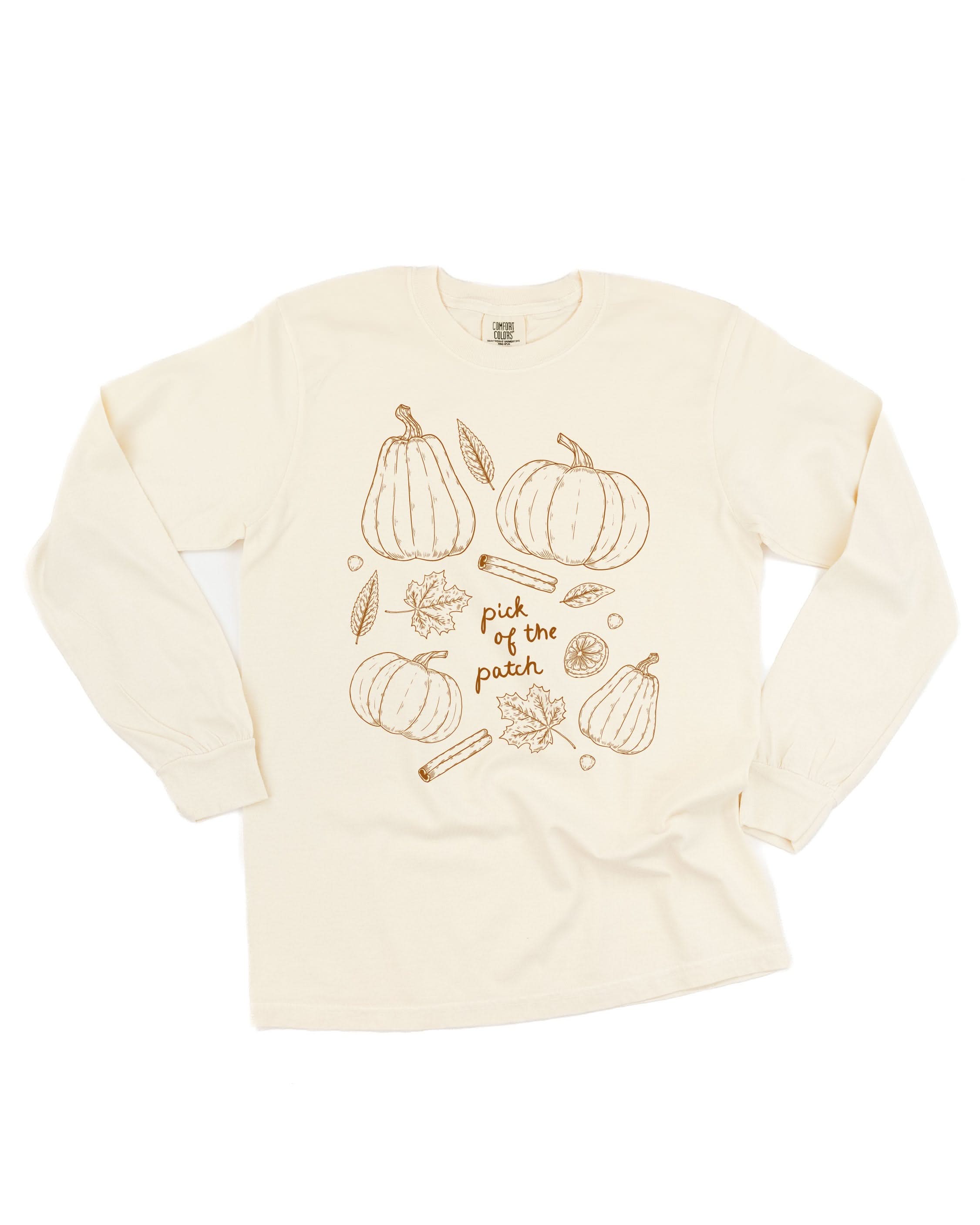 Pick of the Patch - LONG SLEEVE Comfort Colors Tee Little Mama Shirt Shop