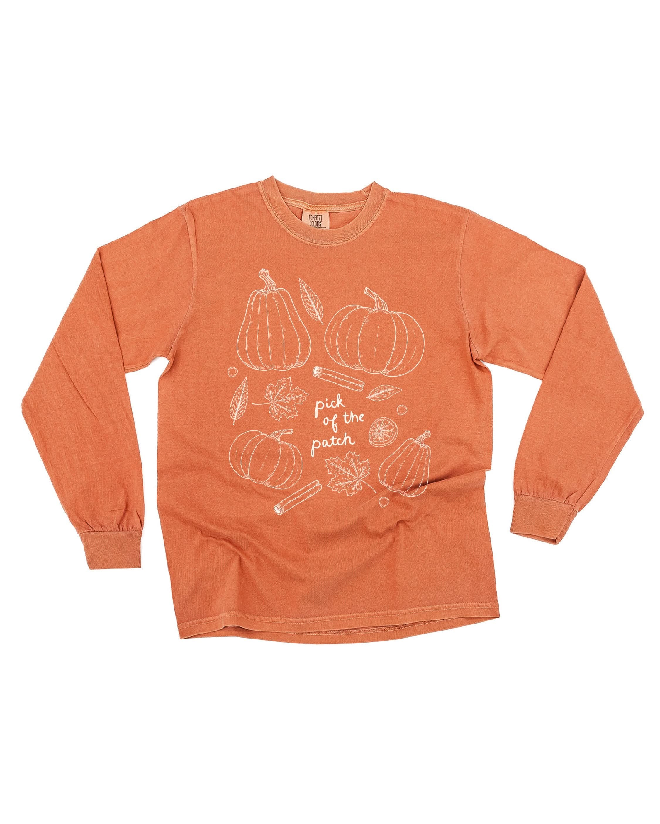 Pick of the Patch - LONG SLEEVE Comfort Colors Tee Little Mama Shirt Shop