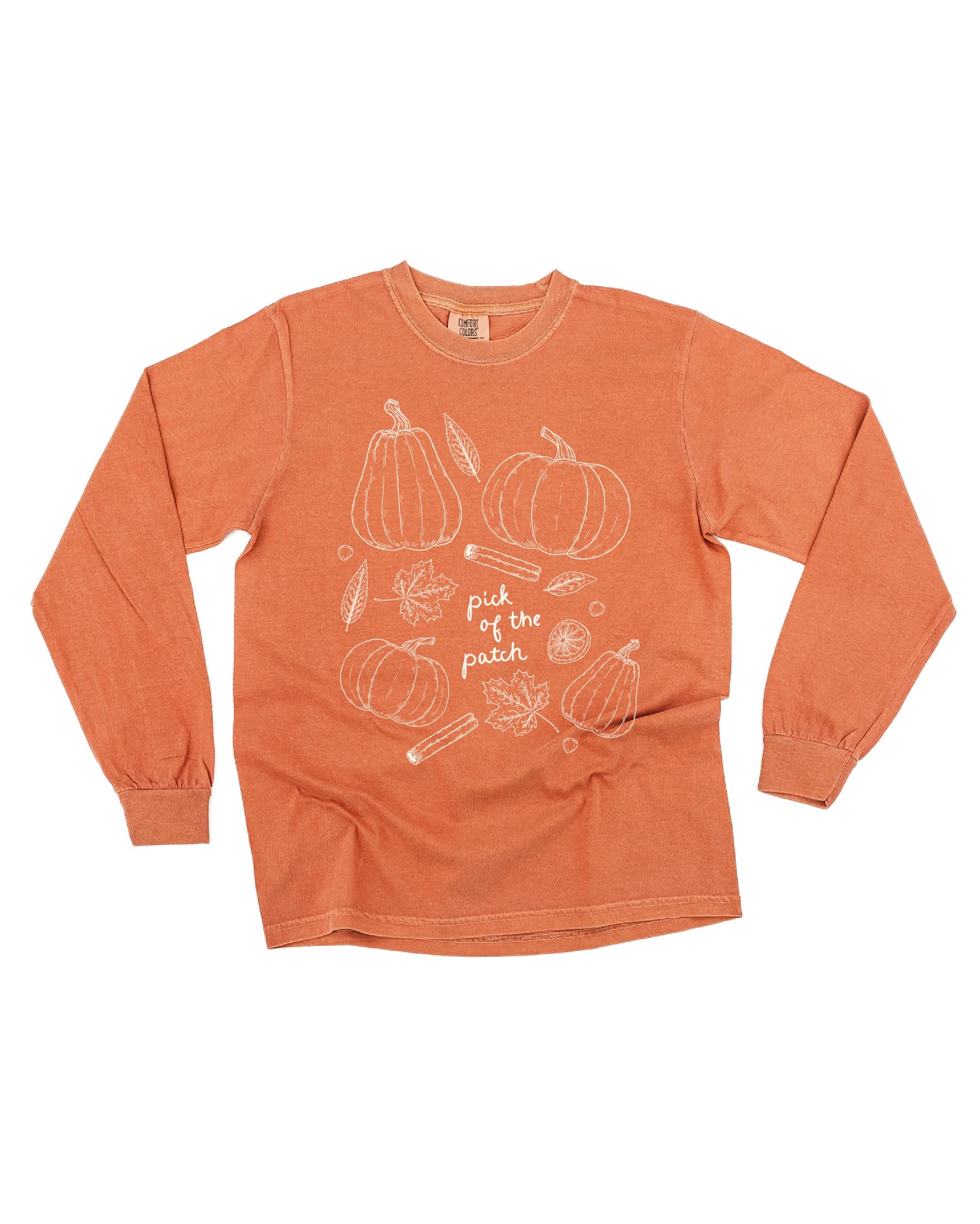 Pick of the Patch - LONG SLEEVE Comfort Colors Tee Little Mama Shirt Shop