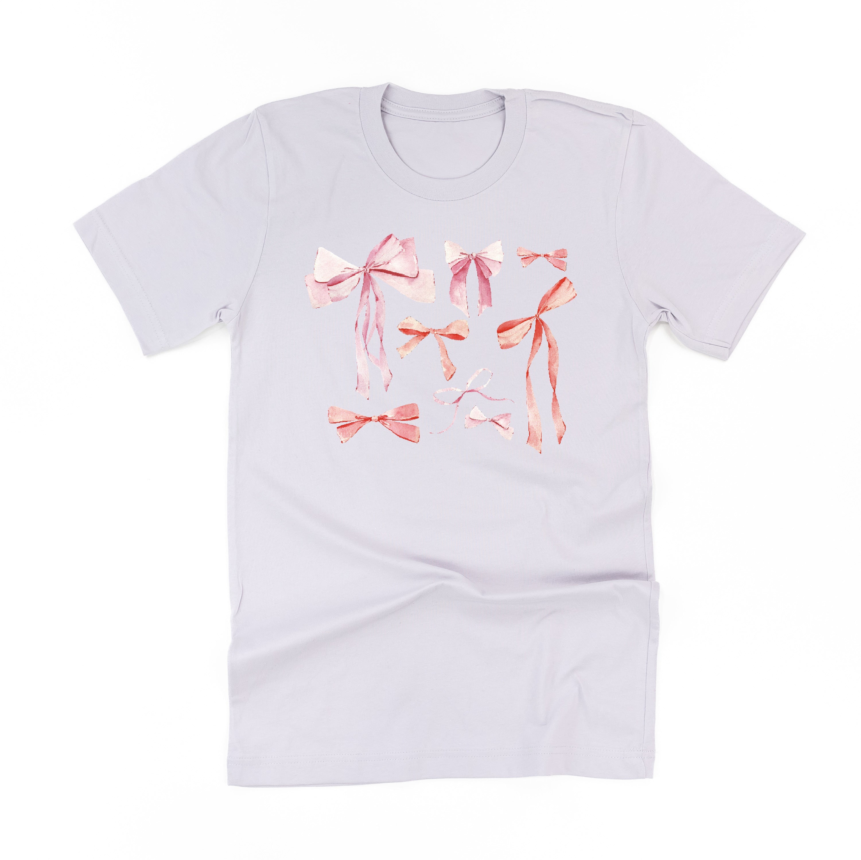 Pink And Red Valentine Bows - Unisex Tee Little Mama Shirt Shop