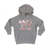 Pink And Red Valentine Bows - Child HOODIE Little Mama Shirt Shop