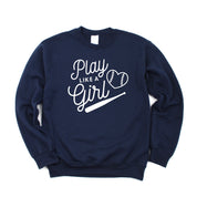 Play Like A Girl - BASIC Fleece Little Mama Shirt Shop LLC