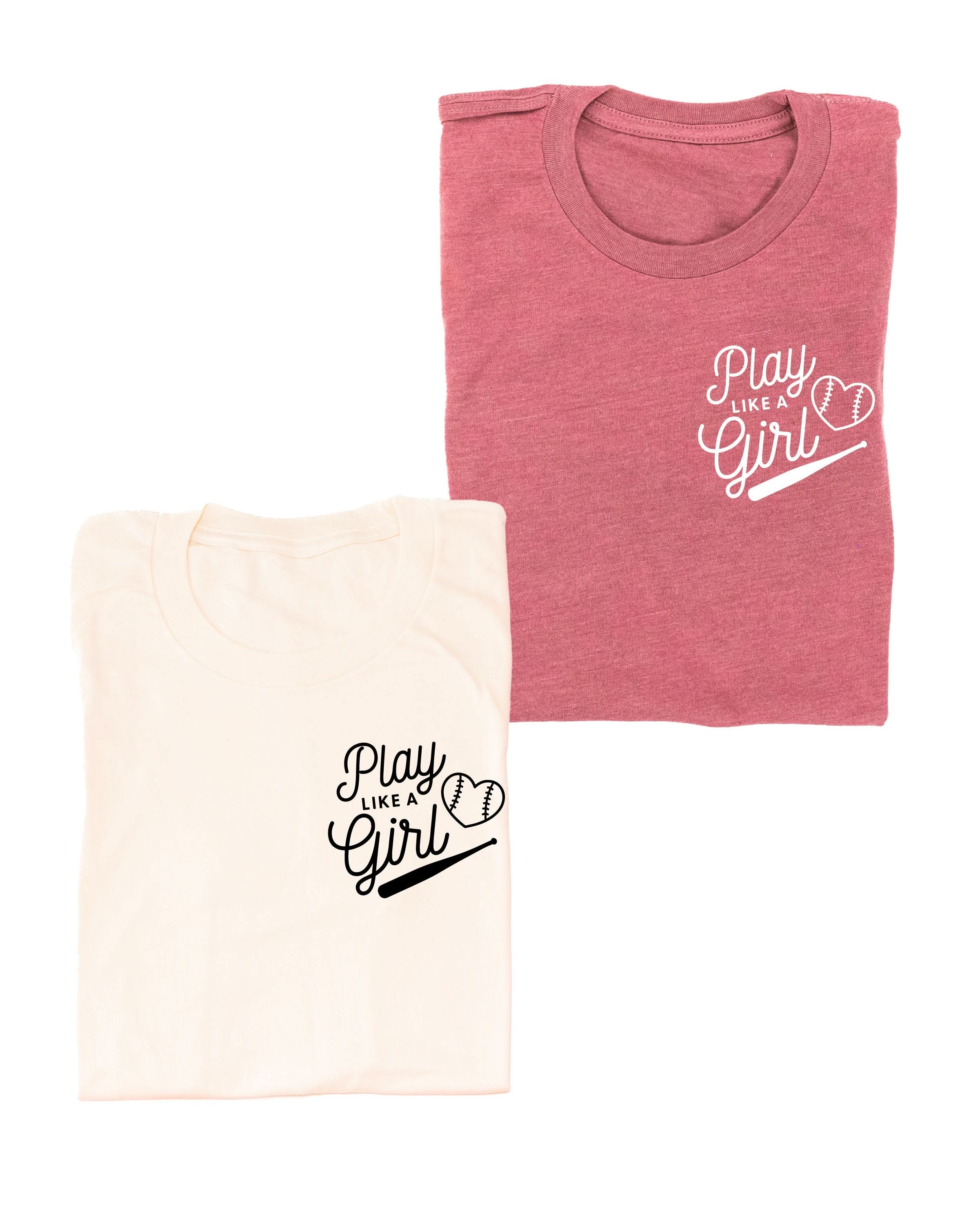 Play Like a Girl - Unisex Tee Little Mama Shirt Shop