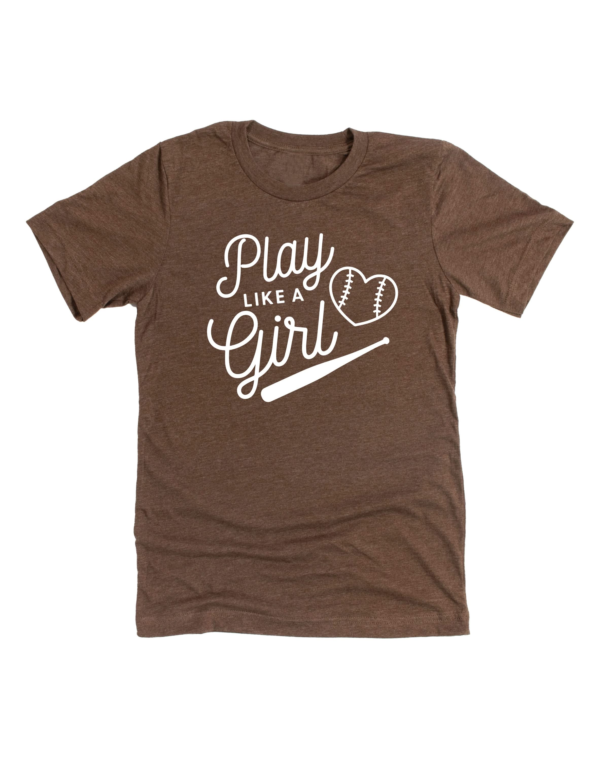 Play Like a Girl - Unisex Tee Little Mama Shirt Shop