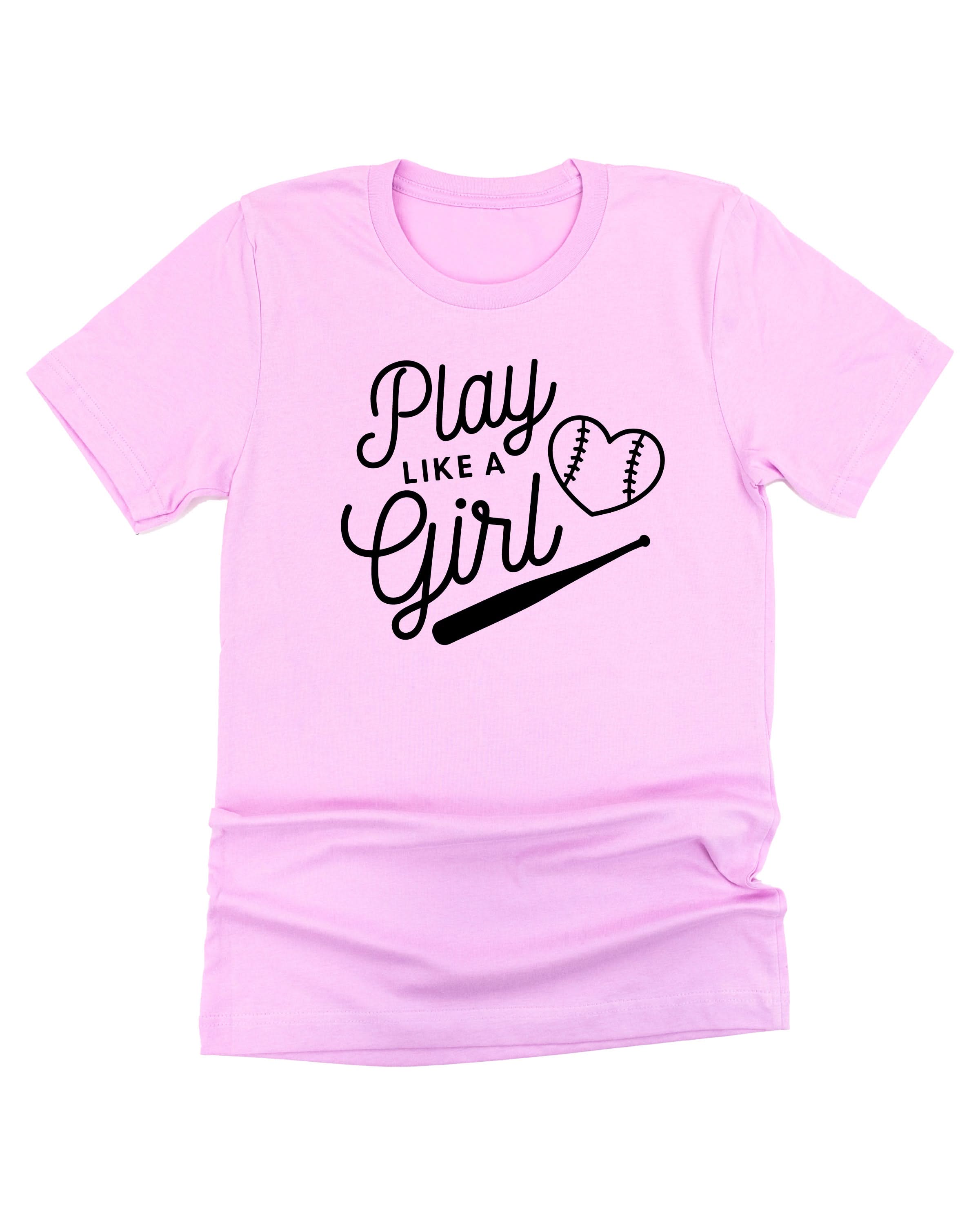 Play Like a Girl - Unisex Tee Little Mama Shirt Shop