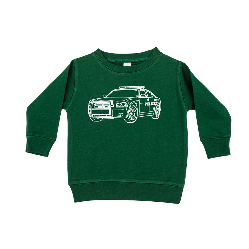POLICE CAR - Minimalist Design - Child Sweater