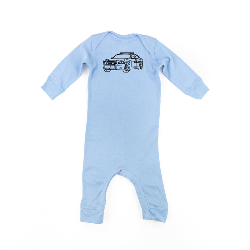 POLICE CAR - Minimalist Design - One Piece Baby Sleeper