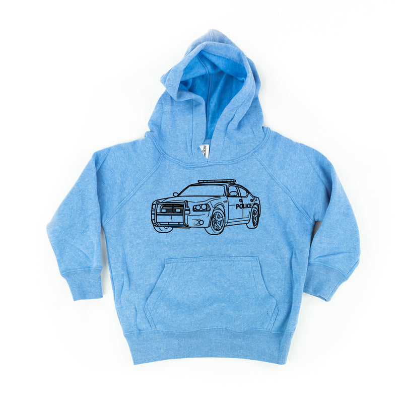 POLICE CAR - Minimalist Design - Child Hoodie