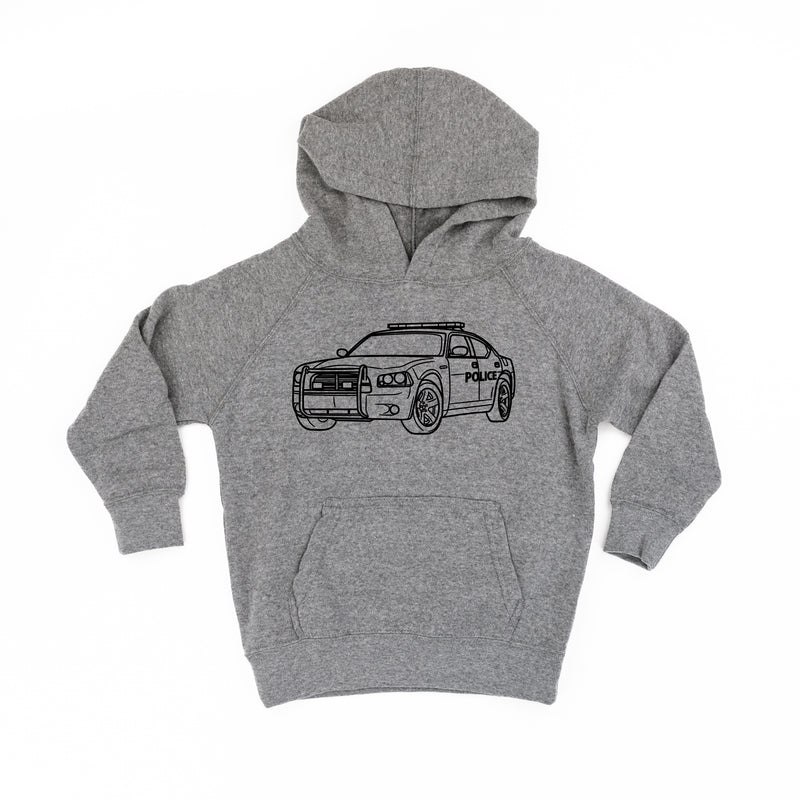 POLICE CAR - Minimalist Design - Child Hoodie