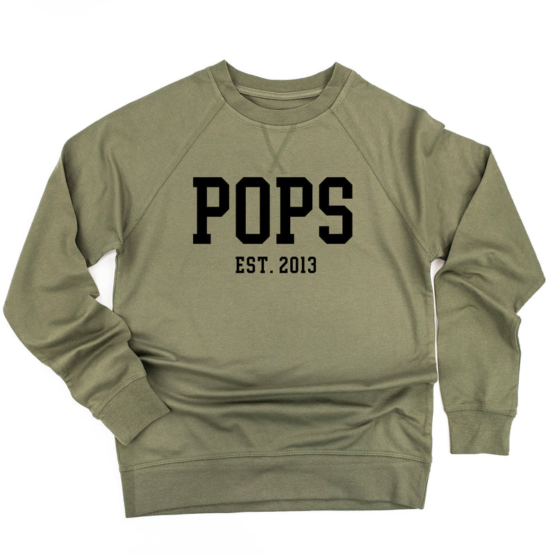 POPS - EST. (Select Your Year) - Lightweight Pullover Sweater